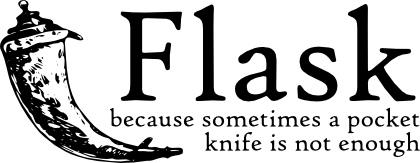 The Flask Logo with Subtitle